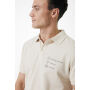 IQONIQ Yosemite gerecycled katoen pique polo, natural raw (XXS)
