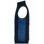 Men's Padded Hybrid Vest navy/royal melange XS
