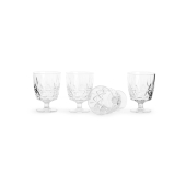 Sagaform Acryl picknickglas, 300ml set van 4 - Transparant