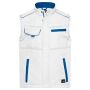 Workwear Softshell Vest - COLOR - white/royal 6XL