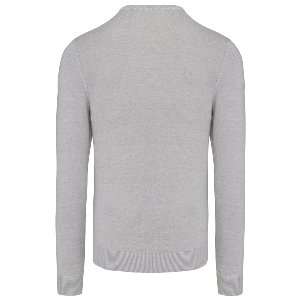 Herenpullover met ronde hals Grey Melange XXL Herenpullover met ronde hals Grey Melange XXL