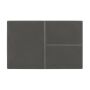 CreativDesign® ID-kaarthouder "Euro" velours folie grijs met inlegvel
