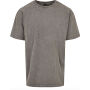 Acid Washed Heavy Oversize Tee dark khaki XS
