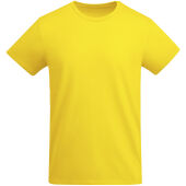Breda kortärmad T-shirt för barn - Gul - 7/8