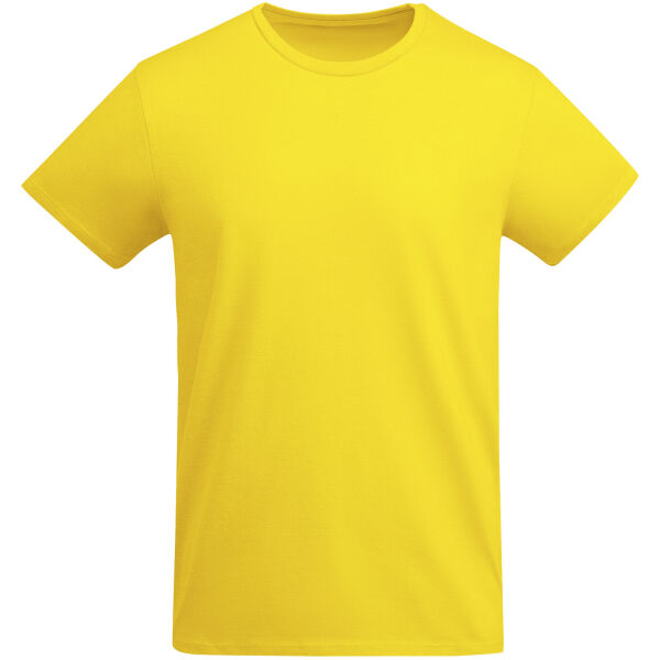 Breda short sleeve kids t-shirt - Yellow - 7/8