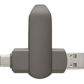Zinklegering USB-stick Harlow zilver
