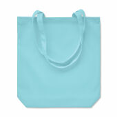 RASSA COLOURED - Stevige canvas boodschappentas - Babyblauw