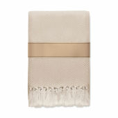AMMOS - Gerecycled polykatoenen deken - Beige