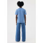 IQONIQ Brett gerecycled katoen t-shirt, moon blue (L)