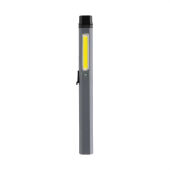 Gear X RCS gerecycled plastic USB-oplaadbare penlamp, grijs, zwart