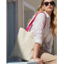 Bag for Life - Contrast Handles - Natural/French Navy - One Size