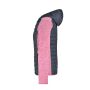 Ladies' Knitted Hybrid Jacket pink-melange/anthracite-melange S