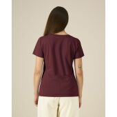 Stella Expresser 2.0 - Dagelijks fitted T-overhemd met een vrouwelijk cut - Burgundy (3XL)