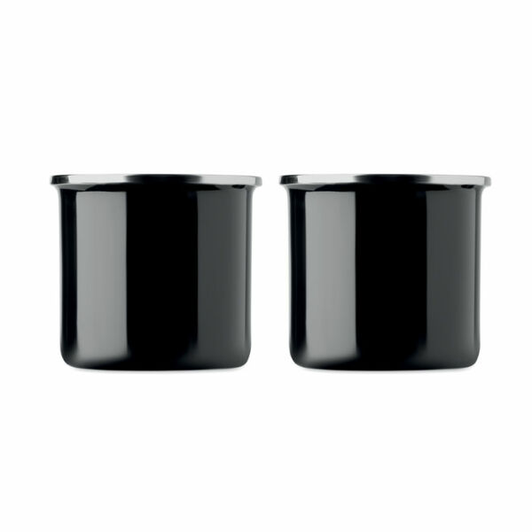 AGRADABLE - Fleecedeken & 2 mokken set - Zwart AGRADABLE - Fleecedeken & 2 mokken set - Zwart