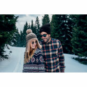 YULONG - Gebreide muts met oorflap - Grijs YULONG - Gebreide muts met oorflap - Grijs