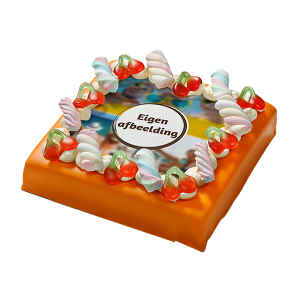 Marsepeintaart Oranje