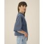 Stella Raya - Het dames cropped T-shirt van gerecycled katoen - XS