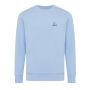 IQONIQ Etosha lichtgewicht gerecycled katoen sweater, sky blue (XXXL)