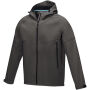 Coltan heren GRS-gerecycled softshell jack - Storm grey - S