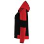 Softshell Capuchon Bicolor Redefined Dames 406119 Black-Brightred XXL