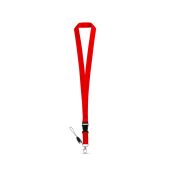 ANQUETIL. Polyester lanyard met metalen karabijnhaak