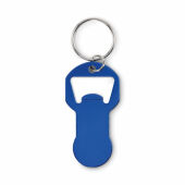 CLAVE - Alu sleutelhanger flesopener - Blauw