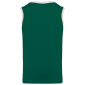 Basketbalshirt voor kinderen Dark Green / White 4/6 jaar