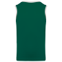 Basketbalshirt voor kinderen Dark Green / White 4/6 jaar