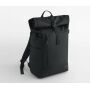 EVERYDAY CARRY 25 LITRE ROLL-TOP BACKPACK, BLACK, One size, BAG BASE