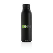 Avira Avior RCS gerecycled roestvrijstalen fles 500 ML, zwart