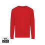IQONIQ Zion gerecycled katoen sweater, rood (XXS)