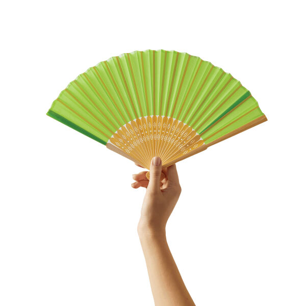 BAMBOO COOL - Opvouwbare waaier groen BAMBOO COOL - Opvouwbare waaier groen