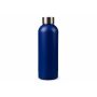 Dubbelwandige vacuüm fles met matte-look 500ml - Donkerblauw Dubbelwandige vacuüm fles met matte-look 500ml - Donkerblauw