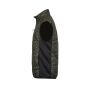 HYBRID-STRETCH BODYWARMER, DEEP GREEN / BLACK, 3XL, TEE JAYS