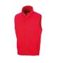 MICROFLEECE GILET, RED, S, RESULT