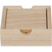 Grenenhouten mini Sudoku set Kenza bruin