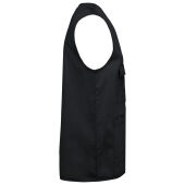 Bodywarmer polykatoen multizakken Black XS