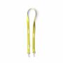 Polyester Pantone-gematchte zeefdruk keycord met 2 clips