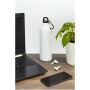 Oregon 770 ml waterfles van RCS-gecertificeerd gerecycled aluminium met karabijnhaak - Zwart