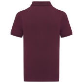 Bio180 piqué kinderpolo Wine 10/12 jaar