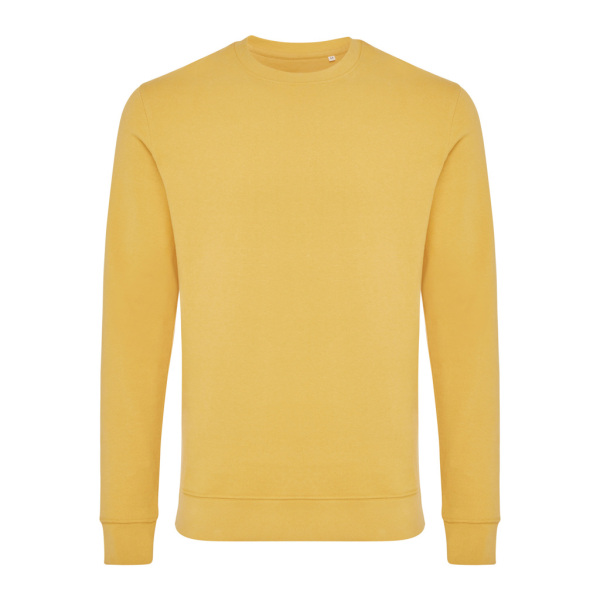 Iqoniq Zion gerecycled katoen sweater, ochre yellow (S)