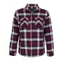 Unisex Checkered Overshirt Noah medium burgundy 3 (3XL/4XL)