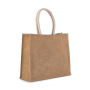 Jute Strandtas Natural / Gold One Size