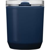 Hudson 180 ml dubbelwandige beker van gerecycled plastic - Navy