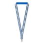 Polyester keycord met reflecterende overlay Polyester keycord met reflecterende overlay