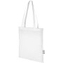 Zeus GRS recycled non-woven convention tote bag 6L - White