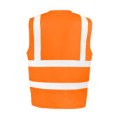 Heavy Duty Polycotton Security Vest - Black - S