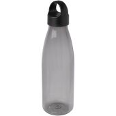 Bergen 800 ml waterfles van gerecycled plastic - Zwart