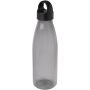 Bergen 800 ml waterfles van gerecycled plastic - Zwart