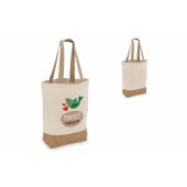 Katoen-Jute Tote OEKO-TEX® 41 x 13 x 41cm 320g/m² - Ecru